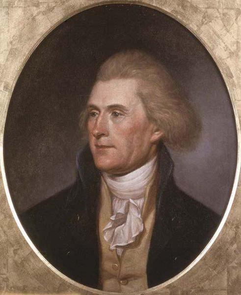 Charles Willson Peale Portrait of Thomas Jefferson China oil painting art